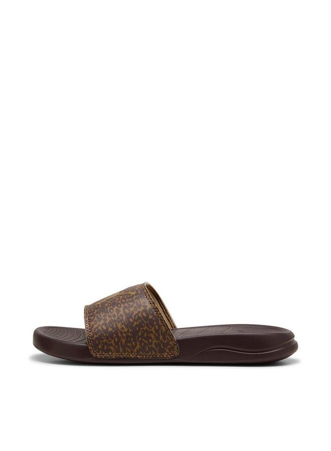 PUMA Women Popcat 20 Feline Logo Print Slides - Image 5