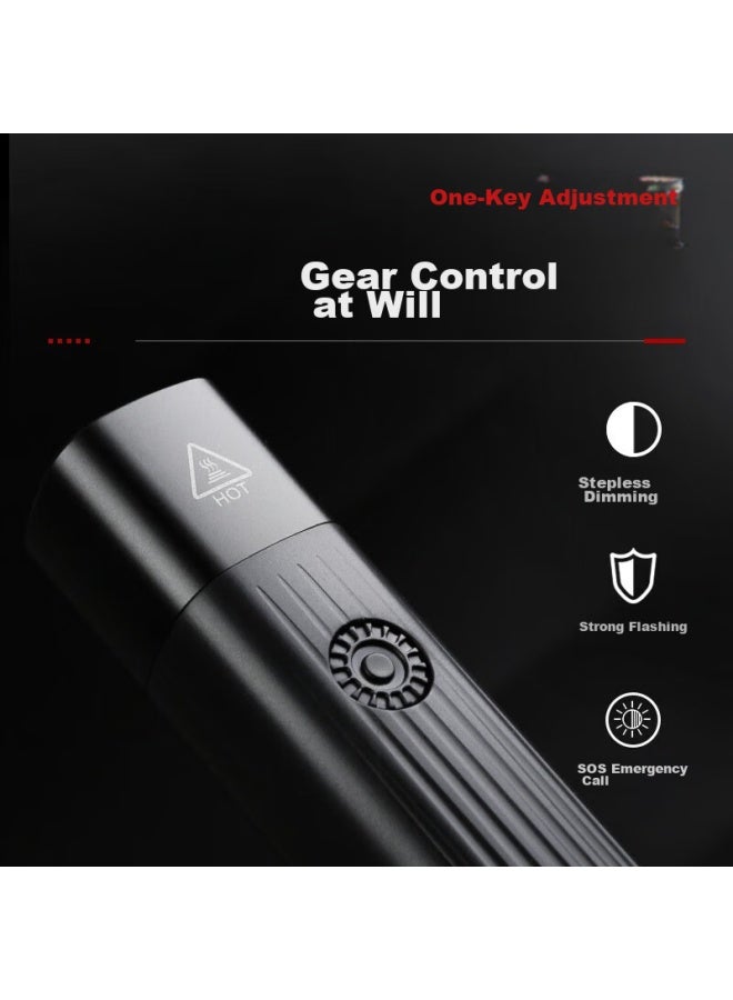 SupFire M30-S High-Intensity Flashlight, Bright Long-Range Led Light, Type-C Charging, Mini Portable Household Emergency Light - Image 4