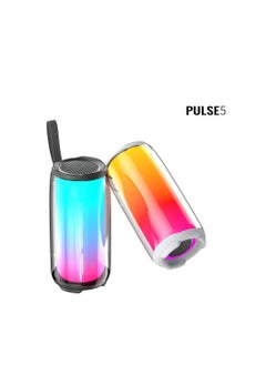 Pulse Portable Party Speaker with  Wireless BT Speaker LED Light Colorful Audio Speaker  - Image 2