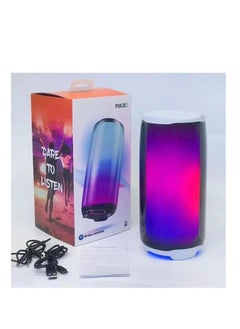 Pulse Portable Party Speaker with  Wireless BT Speaker LED Light Colorful Audio Speaker  - Image 3