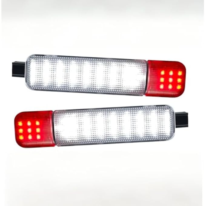 Excefore Led Side Door Panel Courtesy Lights Replacement For Chevrolet Silverado 1500 2500 3500For Gmc Sierra CK YukonFor Avalanche For SuburbanFor Hummer H2 Interior Bright White Light 2Pcs - Image 1