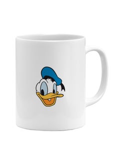 LIT Donald Duck Printed Coffee Mug White/Blue/Yellow  - Image 1