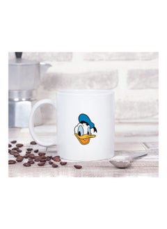 LIT Donald Duck Printed Coffee Mug White/Blue/Yellow  - Image 2
