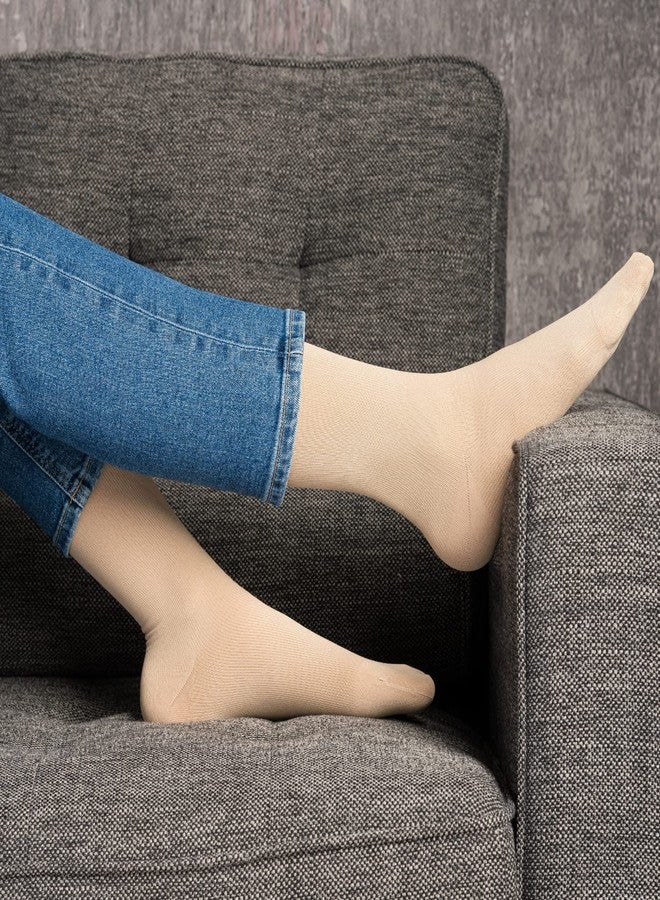 EvoNation Women’s Knee High 20-30 mmHg Graduated Compression Copper Socks - Firm Pressure Compression Support Stockings - Image 4