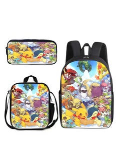 Pikachu Student Breathable Backpack Three-Piece Set 29*42*16cm - pzsku/ZB244C8658718DBACD913Z/45/_/1723793866/18d7be36-da8e-47d1-ac1c-5df99f4377b1