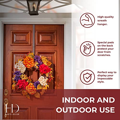 Haute Decor Adjustable Length Wreath Hanger - 20 Lb. Capacity - Image 3
