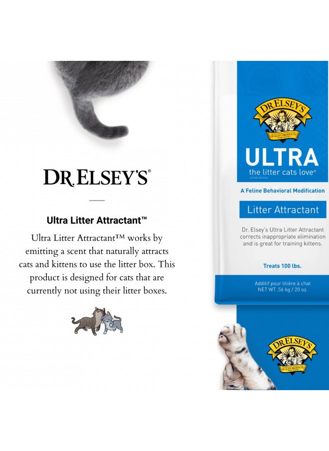 Dr. Elsey's - Dr. Elsey's Litter Box Attractant - Ultra Litter Attractant - 20 oz Pouch - Feline Behavior Modification & Training Tool - Image 1