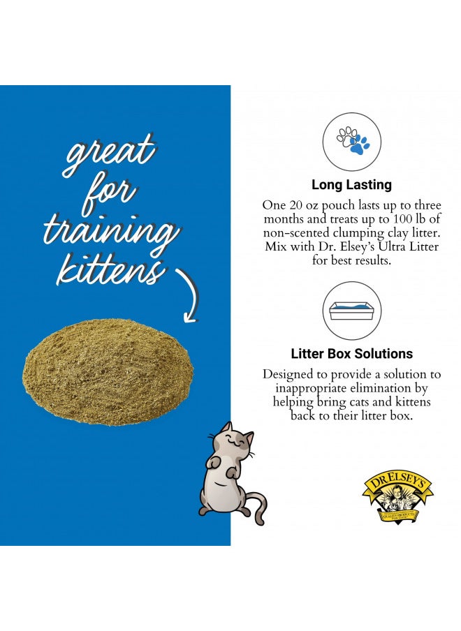 Dr. Elsey's - Dr. Elsey's Litter Box Attractant - Ultra Litter Attractant - 20 oz Pouch - Feline Behavior Modification & Training Tool - Image 1