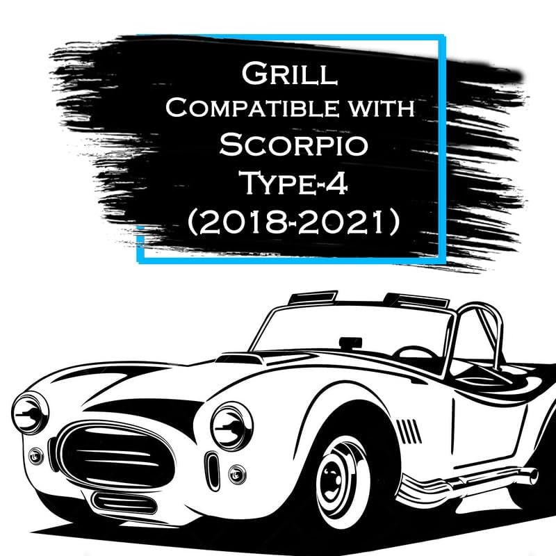 TRENDWALA Facelift 2022 Grill Compatible with Scorpio S11 Type 4 (2018-2021) - Image 4