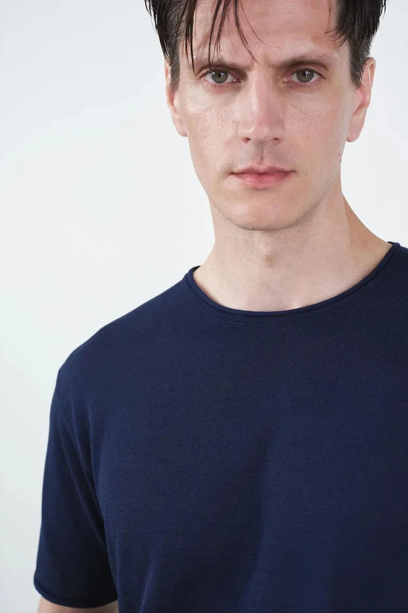 Giesto Navy Blue GIESTO Men's T-Shirt for Men | Best Price UAE