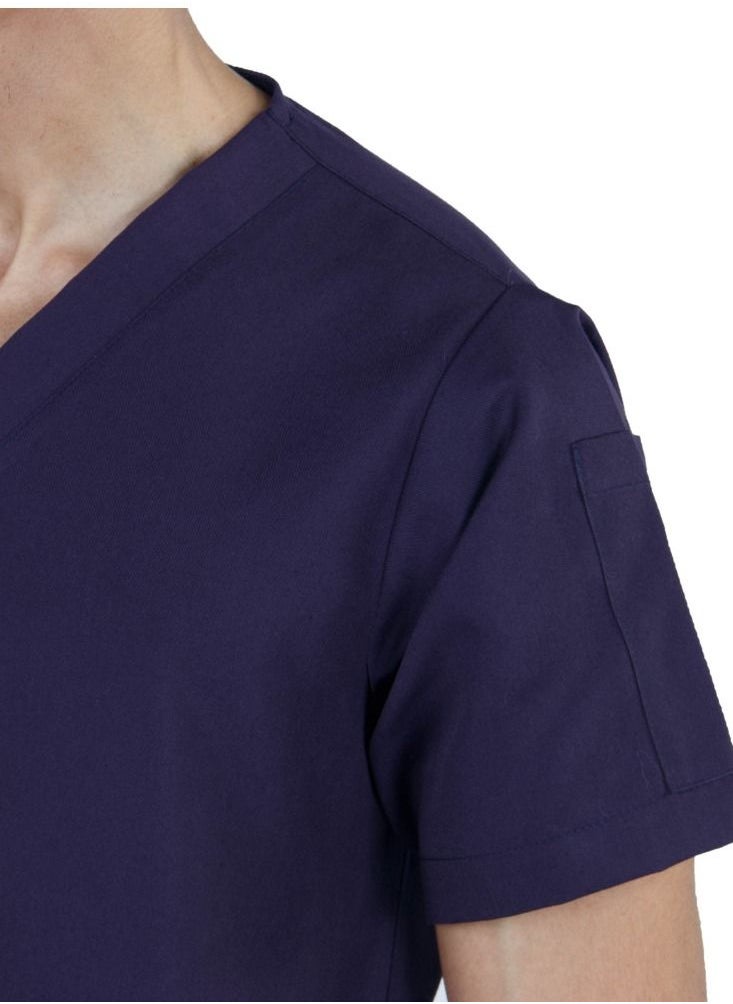 Kenzi Kenzi medical scrub set for unisex dark purple 1  - Image 4