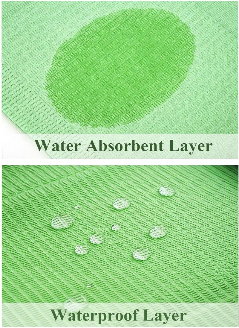 Excefore Dental Bibs Disposable for Patient, Disposable Nail Art Table Towels, Waterproof Lap Cloths, Dental Bibs Sheets Cloths, for Pets Tray Covers, Disposable Cleaning Gasket 13" x 18" 40 Pieces  - Image 4