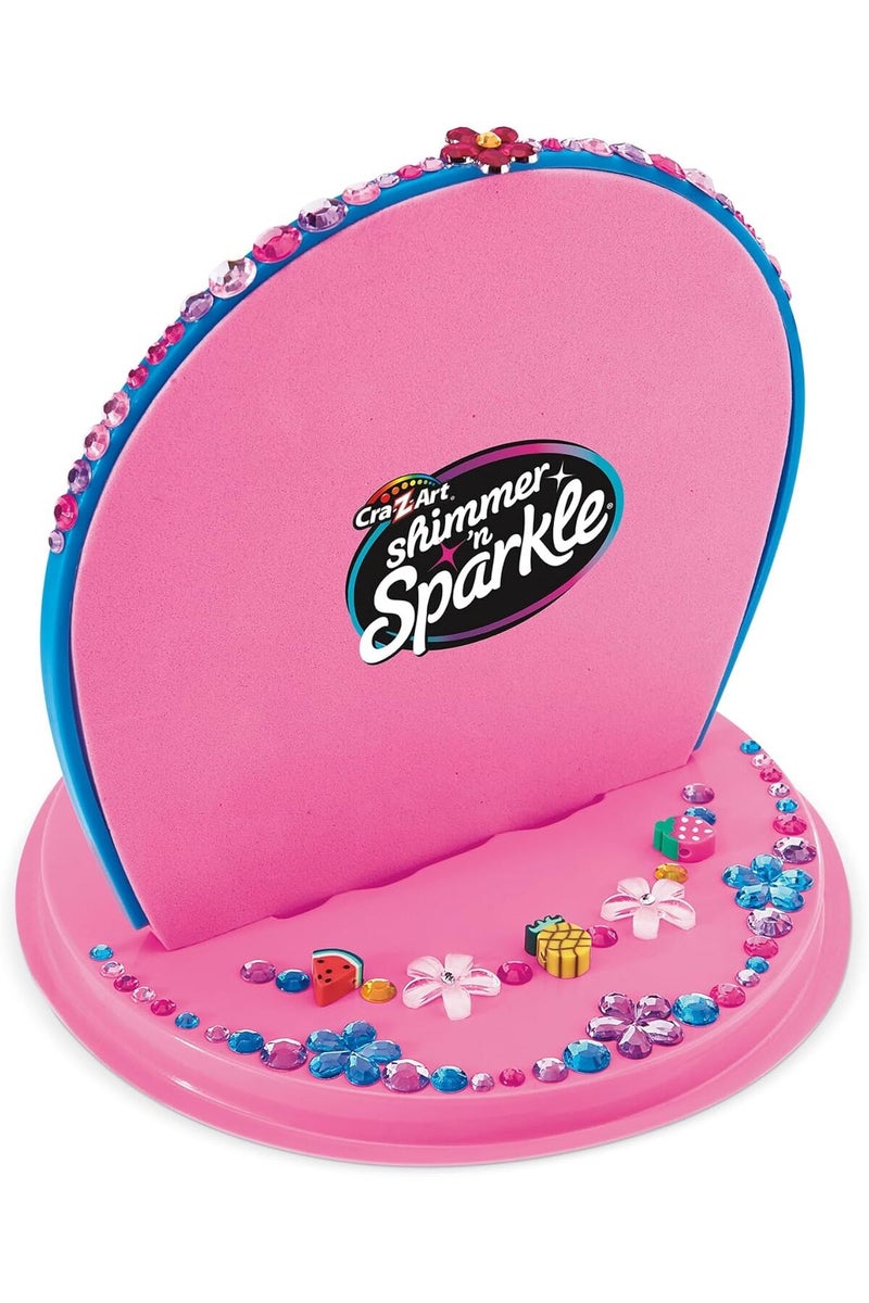 Make It Real Shimmer N Sparkle Sparkling Headbands & Hair Charms Craft Kit, Make 10 Glam Designs - Image 2