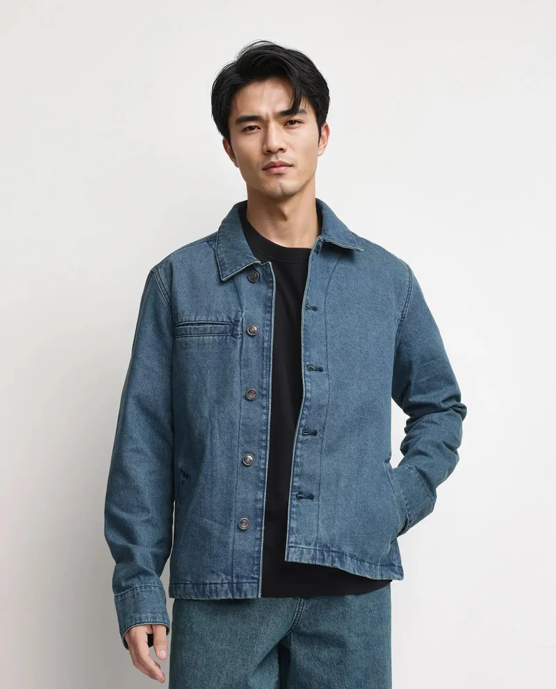 Rare Rabbit Men's Regular Fit Plain Jacket
