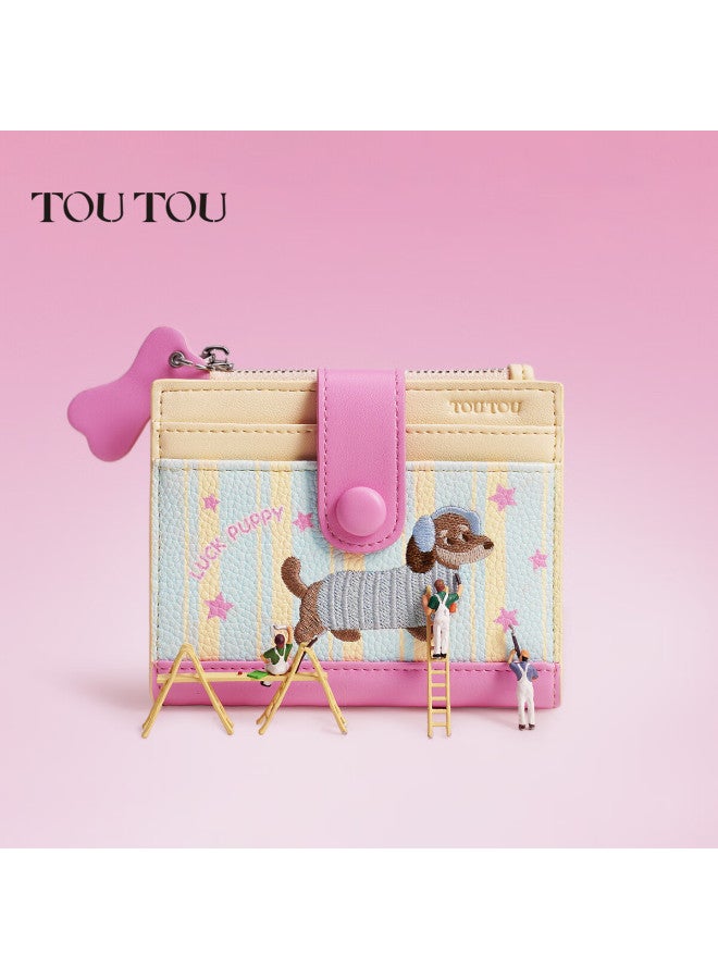 Toutou Wallet Sausage Dog Wallet Cute Card Holder Coin Purse Birthday Gift For Girls To Give To Girlfriends - Image 2