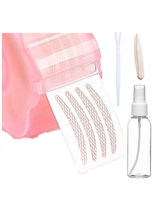 shenghang Eyelid Tape Invisible Eye Stickers Portable Breathable Natural Invisible Single Sided Double Eyelid Tape Self-Adhesive Eyelid Stickers Instant Eye Lift Strips With Y Fork (B) - Image 1