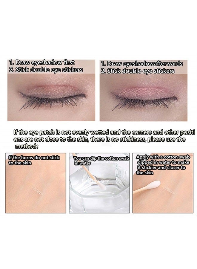 shenghang Eyelid Tape Invisible Eye Stickers Portable Breathable Natural Invisible Single Sided Double Eyelid Tape Self-Adhesive Eyelid Stickers Instant Eye Lift Strips With Y Fork (B) - Image 5