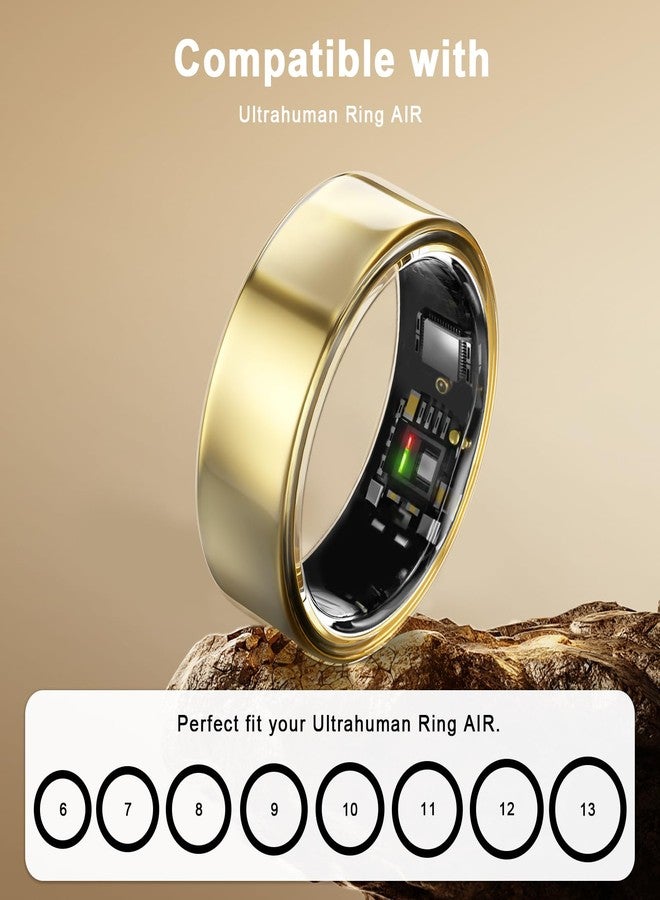 ZOOROO 3 Pack Cover Compatible with Ultrahuman Ring Air, Support Charging with Cover on, Anti-Scratch TPU Ultra Human Ring Protector for Women Men - Image 2