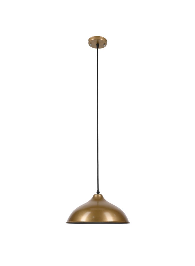 El Rawda Lighting Indo Ceiling Lamp - Single | modern decorative LED E27 pendant light ceiling lamp hanging | suitable for any room | Color: Gold | Size: 70x29 cm