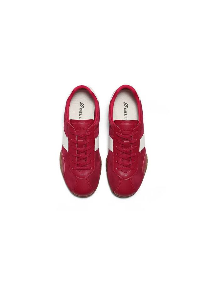 Belle Patchwork Derby Shoes Women Spring New Melade Retro Shoes Jd014am6 Red Size 36 - Image 2