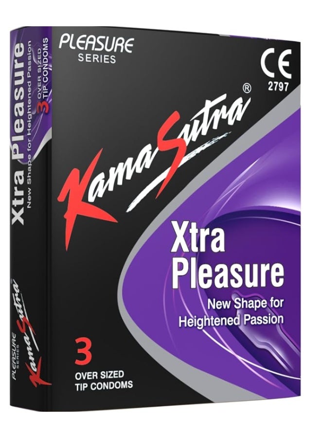KAMASUTRA CONDOMS XTRA PLEASURE - 3'S