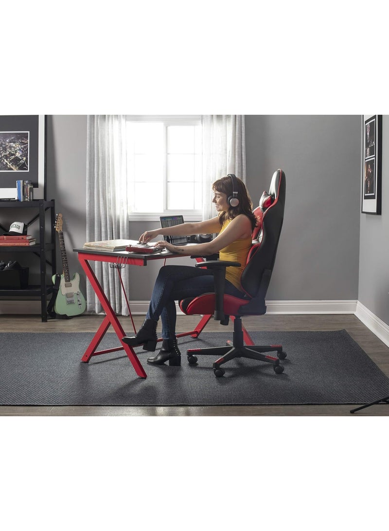 Ergonomic Gaming Chair with High Back Support, Swivel Base, Height and Tilt Adjustment, Removable Lumbar Support and Headrest Pillow for Gaming and Office Use - Image 4