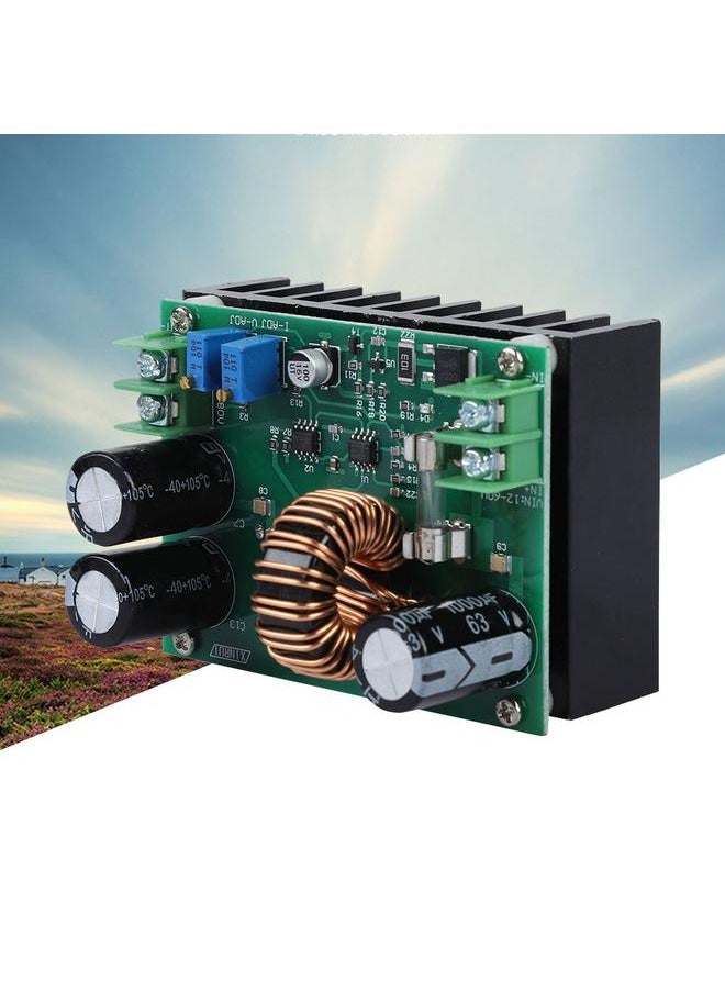 Thoraya - 600W DC DC Boost Converter Module 10-60V to 12-80V High Quality Filter Capacitor DC-DC Booster - Image 1