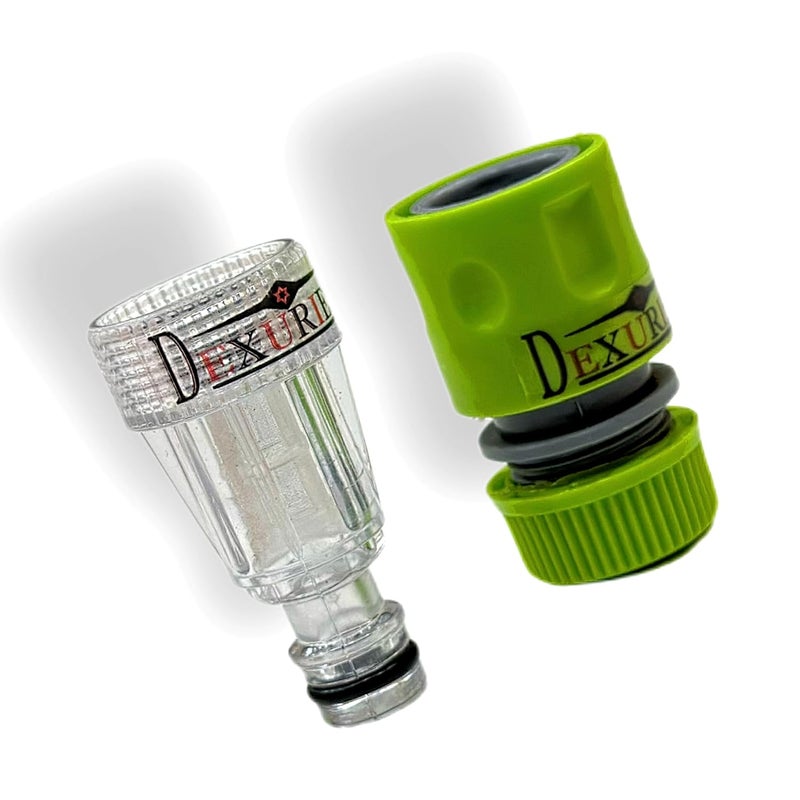 DEXURIES Universal Heavy Duty 34 Pressure Washer Inlet Filter Quick Connector NippleNozzle Pack of 1 Multicolor - Image 1