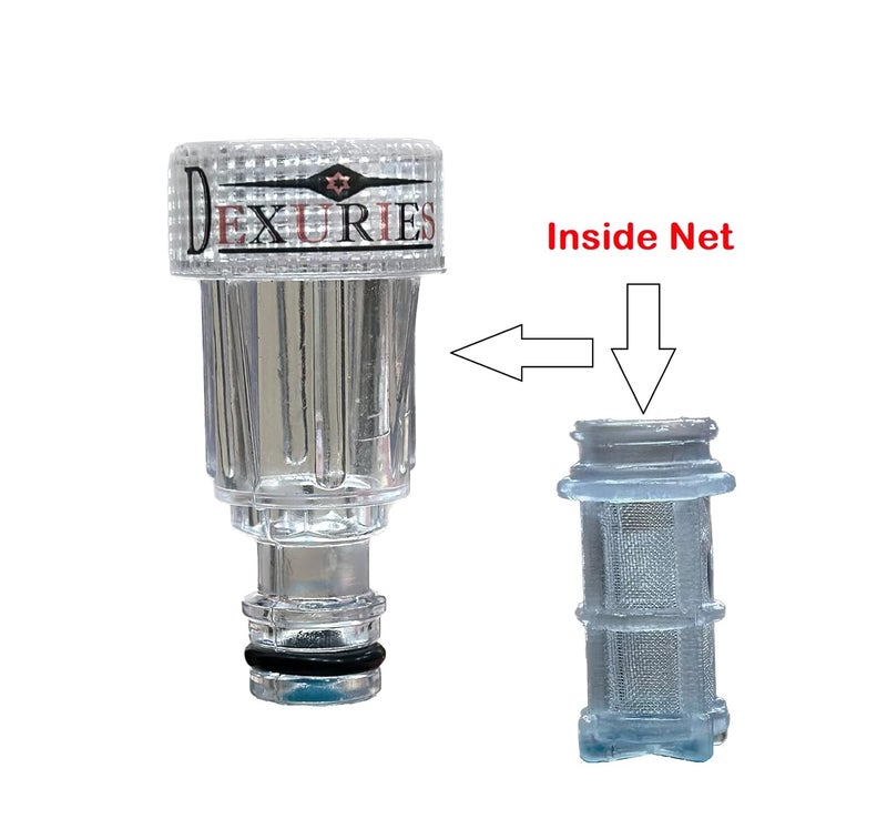 DEXURIES Universal Heavy Duty 34 Pressure Washer Inlet Filter Quick Connector NippleNozzle Pack of 1 Multicolor - Image 4
