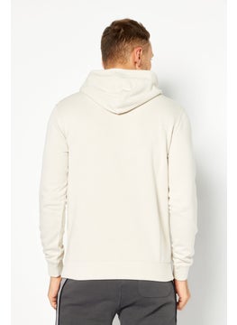 Champion Men Sportswear Fit Training Hoodie, Off White  - Image 4