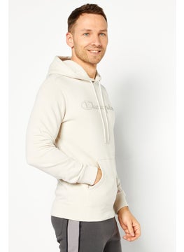Champion Men Sportswear Fit Training Hoodie, Off White  - Image 2