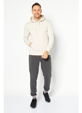 Champion Men Sportswear Fit Training Hoodie, Off White  - Image 3