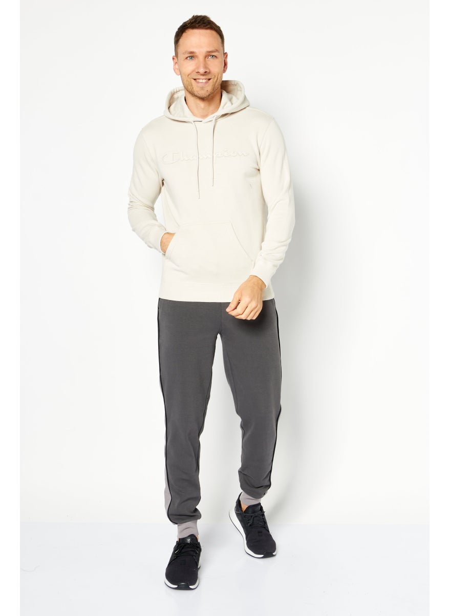 Champion Men Sportswear Fit Training Hoodie, Off White  - Image 3