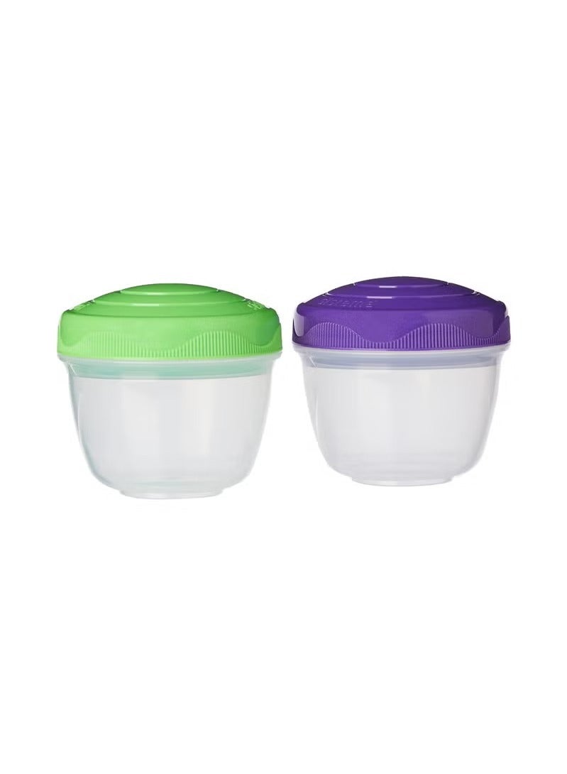 Mini plastic containers for sauces, suitable for an inch box, 8 pieces - Image 2