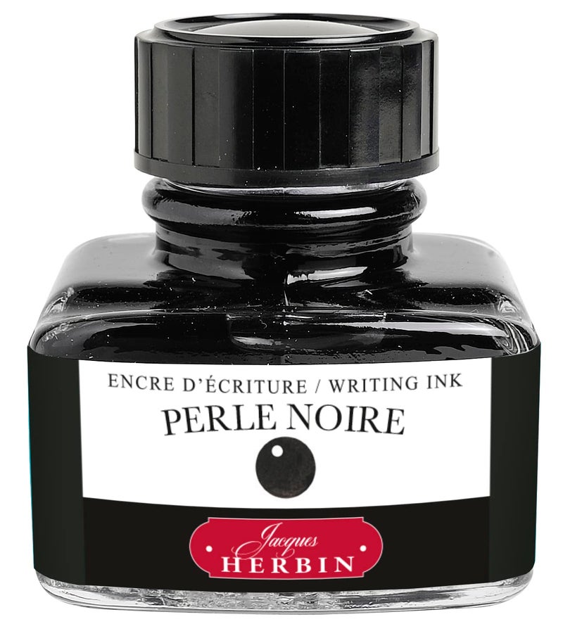 Jacques Herbin حبر قلم حبر J. Herbin - زجاجة 30 مل - بيرل نوار، 1.01 أونصة سائلة (عبوة من 1) - Image 4