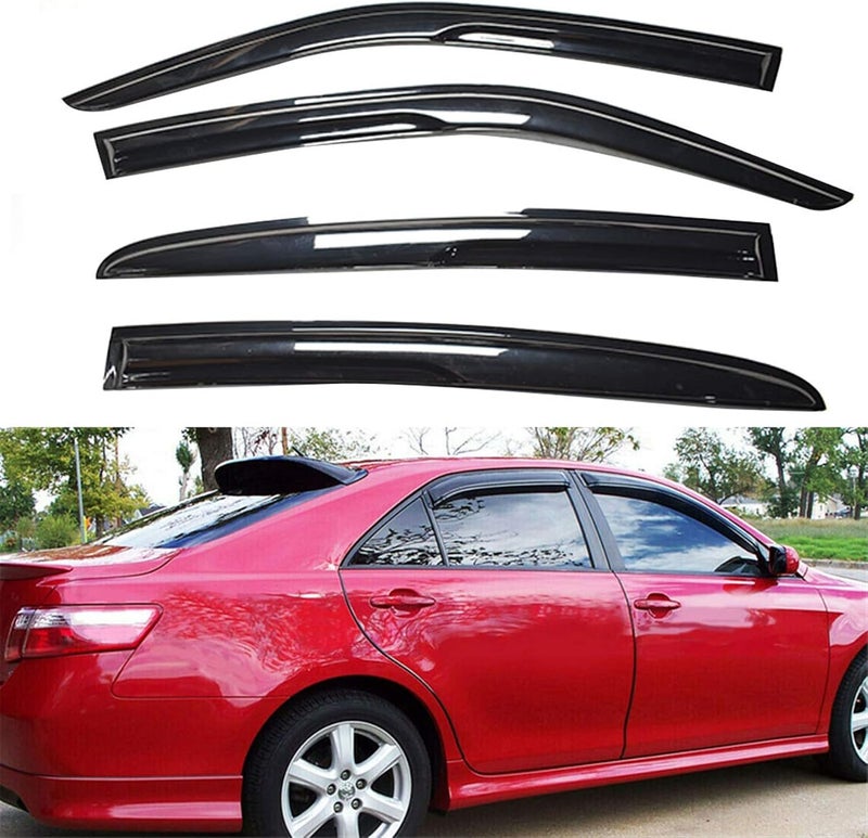 munirater Acrylic Window Visors Rain Guards for 2011-2020 Dodge Charger - Image 2