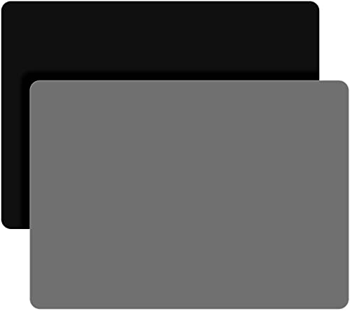 LEOBRO Silicone Mats 1169 x 826 Silicone Mats for Resin Molds Crafts Play Dough Mat Clay Mat Dark Gray Black