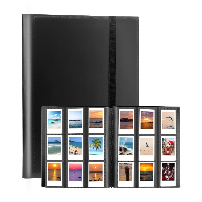 Veicevol 432 Pockets Photo Album for Fujifilm Instax Mini Camera, Polaroid Camera, for Fujifilm Instax Mini 12 11 9 40 41 99 90 8 7 EVO LIPLAY Instant Camera, Polaroid Snap PIC-300 Z2300 Instant Camera, Black - Image 1