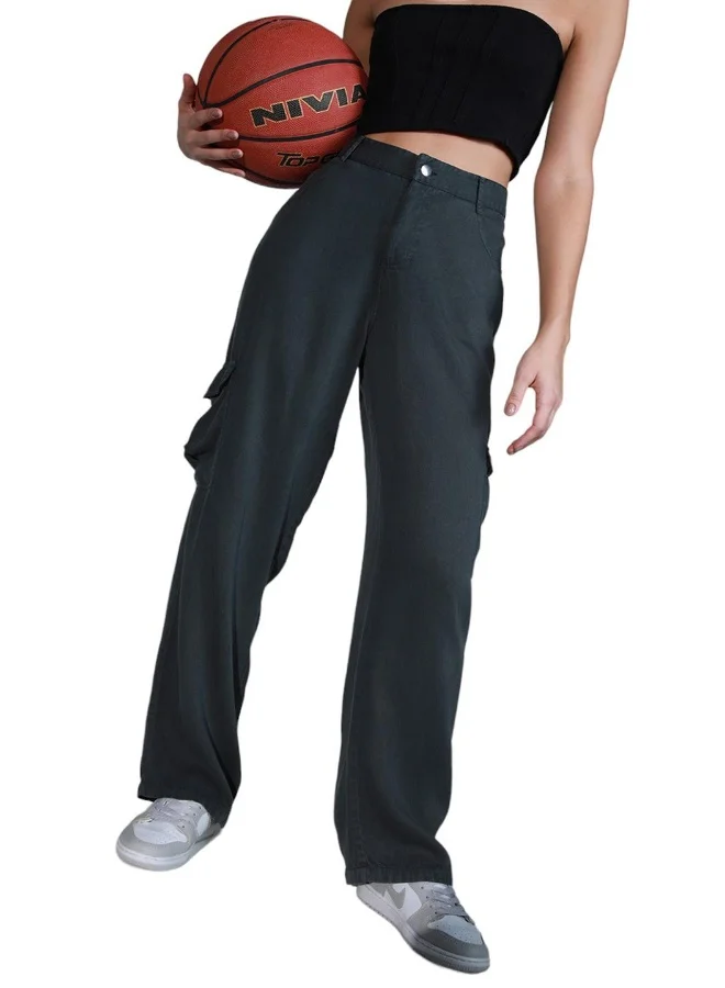 Hubberholme Black Pants For Women