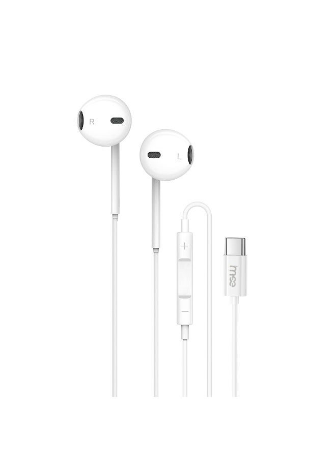 آیمی سماعات أذن IMEEplus IM-EP107 بمنفذ USB-C | شريحة DAC، صوت عالي الوضوح، جهير قوي | سماعات أذن سلكية مزودة بجهاز تحكم عن بُعد مدمج، وميكروفون، وتحكم في مستوى الصوت | جاهزة للتوصيل والتشغيل لأجهزة Samsung/Pixel/iPad - Image 1