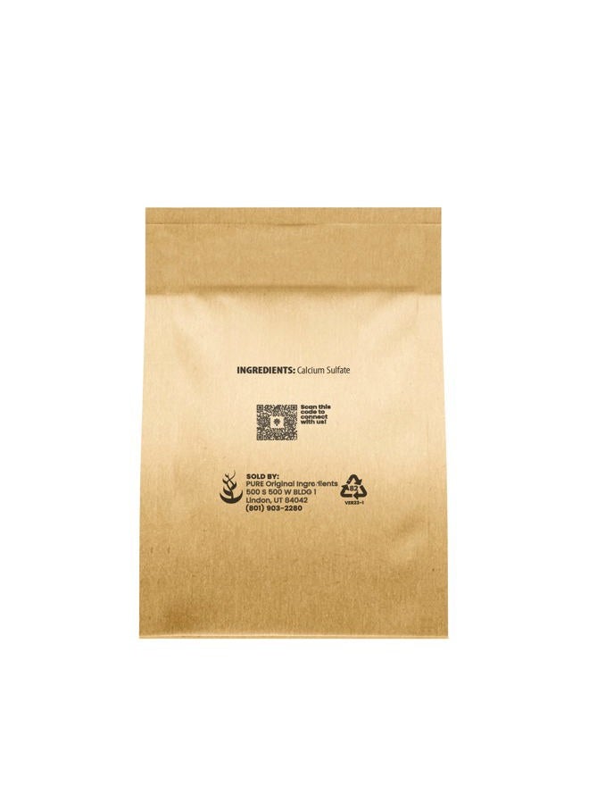 PURE ORIGINAL INGREDIENTS Pure Original Ingredients Calcium Sulfate (4 oz) Baking, Water Treatment & Gardening - Image 2