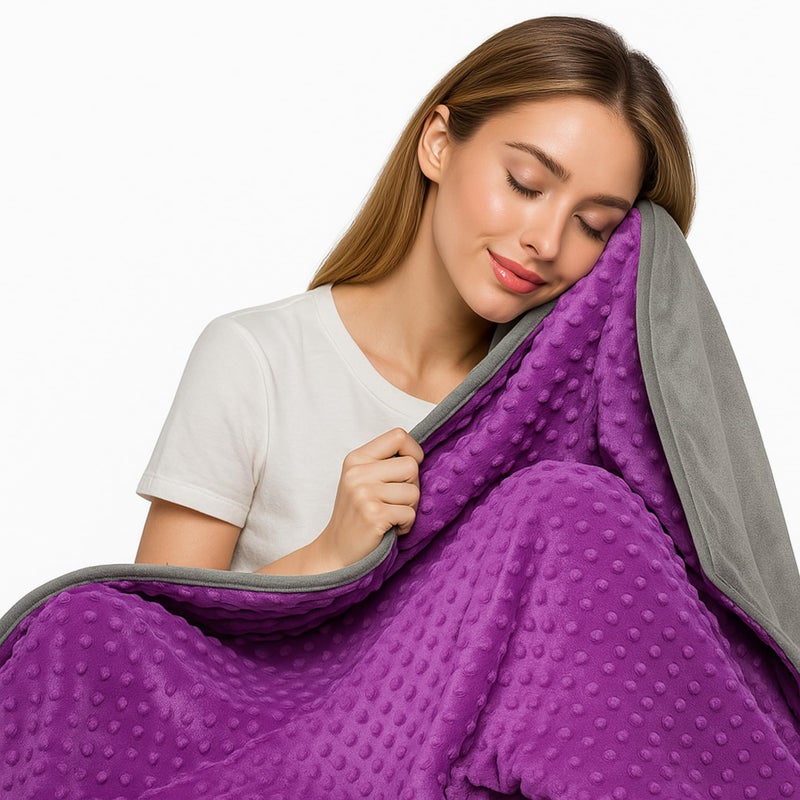 10 LBs 48 x 72 Super Soft Weighted Blanket for Kids with Removable Cover  Children Heavy Blanket for Girls and Boys  Kids Weighted Blanket