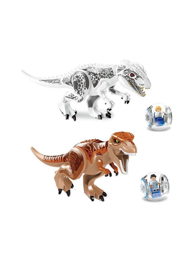 يونيك لعبة ديناصور جوراسيك مكونة من قطعتين - Image 1