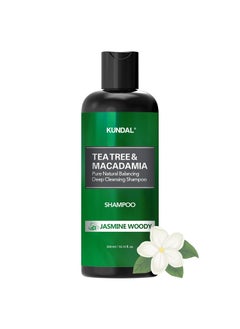 KUNDAL Kundal Tea Tree & Macadamia Deep Cleansing Shampoo [Jasmine Woody] - Korean Hair Care, Scalp Care, Tea Tree extract, For All hair Types 10.14fl oz (pack of 1) 