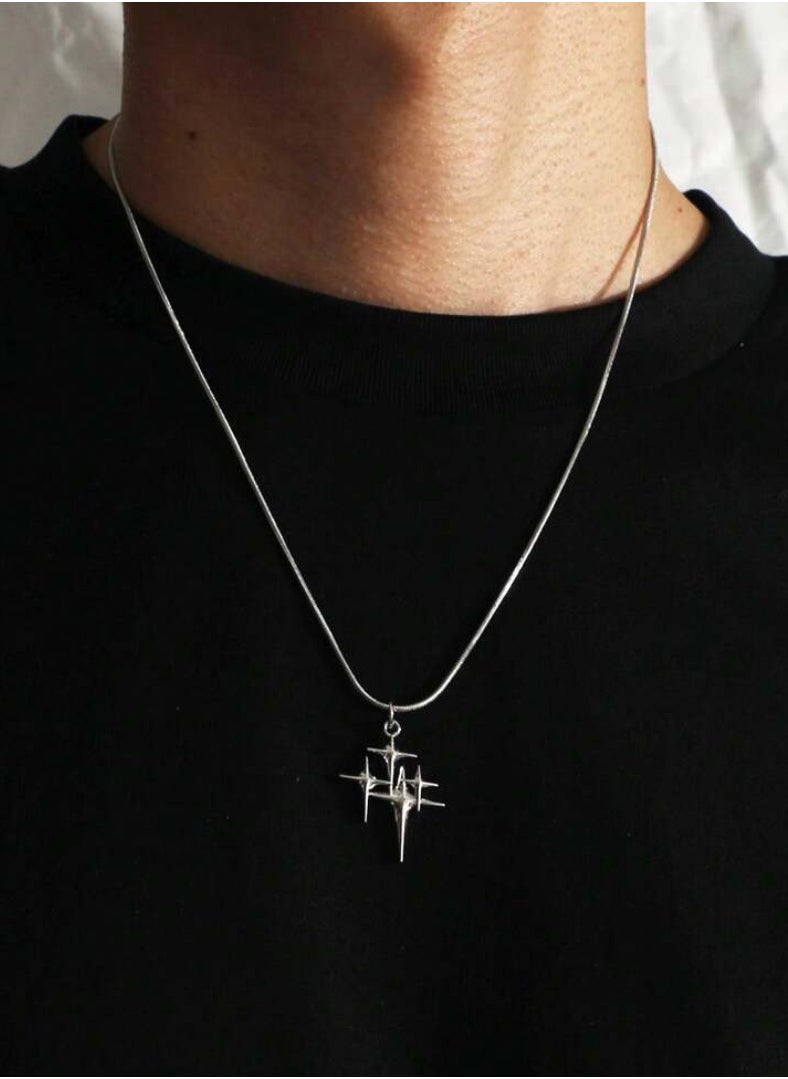 JewelryLand Elegant Stainless Steel Necklace For Men  - Image 1