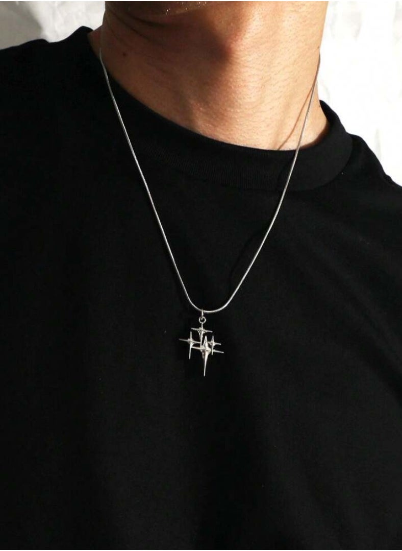 JewelryLand Elegant Stainless Steel Necklace For Men  - Image 2