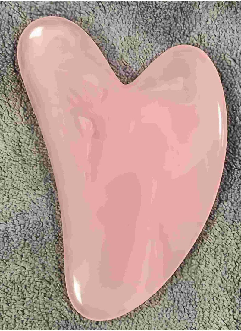 Derma Roller - Gua Sha Board Resin Body Massager- Pink - Image 1