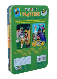 Floss & Rock Dino Magnetic Playtime | Reusable Dinosaur-Themed Magnetic Activity Set for Kids 3+ | Fold-Out Play Scene with Magnets for Imaginative Fun  - Image 4