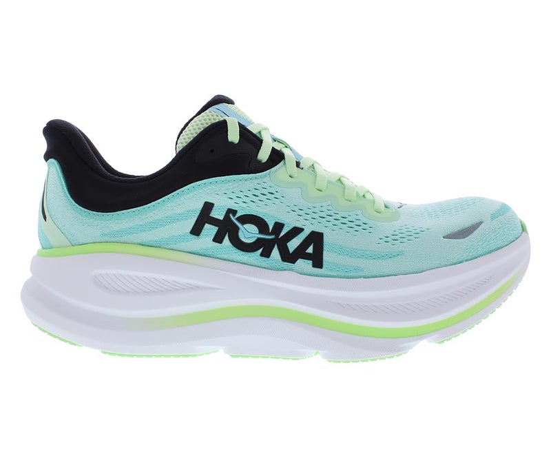 Hoka Men's Bondi 9 Sneaker, Luna Moth/Blue Spark, 8.5 - Image 1
