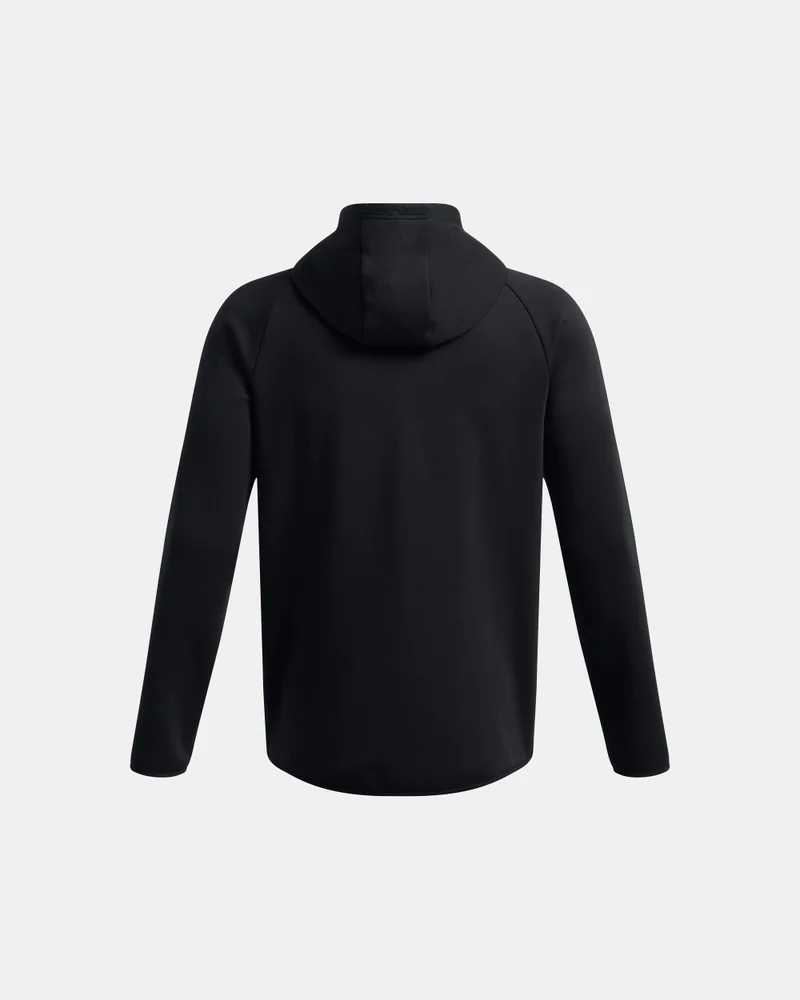 Under Armour Black Men's Unstoppable Fleece Full-Zip Hoodie for Men | Best Price UAE